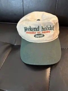 weekend holiday キャップ　90s ヴィンテージ