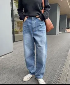 スピックアンドスパン ≪追加≫ 51/2 CURVE LINE_DENIM 28