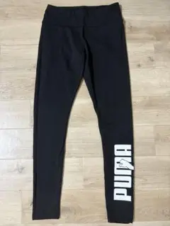 PUMA プーマ　レギンス　スパッツ　黒×白　S