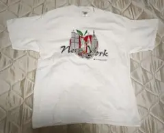 NEW YORK Tシャツ サイズL アメリカンヴィンテージ コットン100％