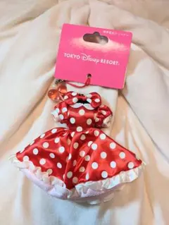 ディズニー ミニーちゃん ドレス 携帯電話クリーナー ストラップ