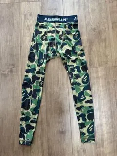 正規品A Bathing Ape 迷彩 カモフラージュ レギンス・スパッツ A BATHING APE（アベイシングエイプ）の「1ST CAMO LEGGINGS L