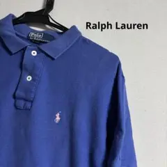 Polo by Ralph Lauren ブルー ポロシャツ S y2k