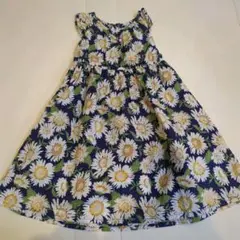 ブランシェス　花柄ワンピース　100cm