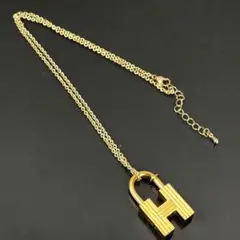 エルメス HERMES ミレニアム H2000 カデナ 金メッキ チャーム
