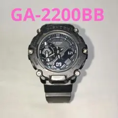 G-SHOCK GA-2200BB ブラック デジタル腕時計