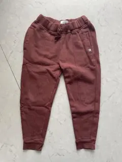 REPOSE AMS バーガンディ スウェットパンツ 4Y