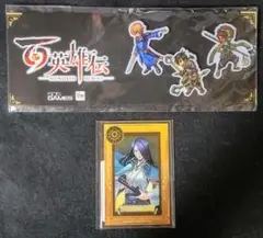 【ゲームグッズ】百英雄伝　予約特典ピンズ／DMMスクラッチ　アクリルカード　ミオ