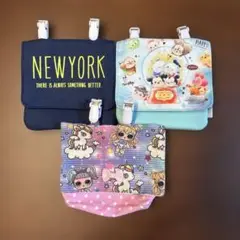 移動ポケット3点 ツムツム、ユニコーンLoL.New York