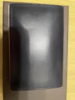 ココマイスター　ブライドル名刺入れ（ブラックネイビー）