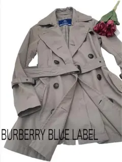 【状態良好】BURBERRY BLACK LABEL ノバチェックトレンチコート
