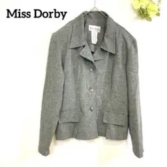 Miss Dorby【サイズ10】グレー ジャケット 肩パット