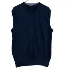 ニュー・センセーション　レディースニットベスト　紺色　XL　【1429】