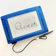 【送料込】クエストQuest水中スレート/磁気ボード/ダイビング用ノート 【青】