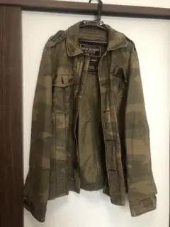 アバクロ ミリタリ柄 アウター