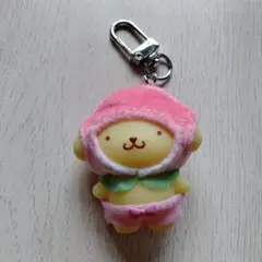 ちびっとも ポムポムプリン フルーツ 果物 チャーム ストラップ