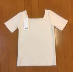 【新品未使用】AZUL BY MOUSSY　2WAYドライタッチリブトップス　S