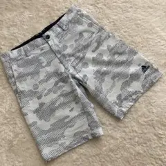 adidas アディダスゴルフ　ハーフパンツ　シアサッカー　L