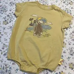 【未使用】Curious George ロンパース 80