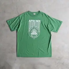 90s AFSCME 企業物 プリントTシャツ USA製 XL シングルステッチ