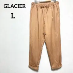 グラシア　GLACIER イージーパンツ　スラックス　総ゴム　キャメル　L