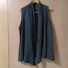 総絞り リメイク 羽織物(袖なし)