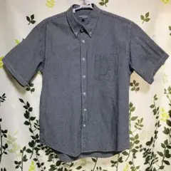 メ(^ ^)P【HILL CROP】ギンガムチェック柄 半袖 綿100 Lサイズ