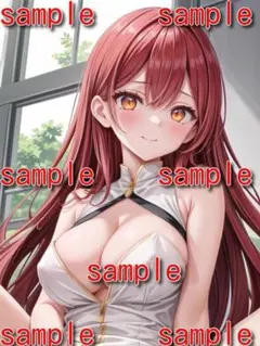 A0492　A4ポスター　AIイラスト　同人　美少女　シークレット変更可