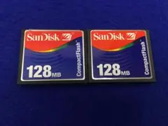 C404 SanDisk CompactFlash 128MB 2枚