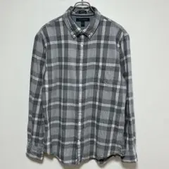 TOMMY HILFIGERボタンダウン 長袖シャツ　チェック　ロゴ