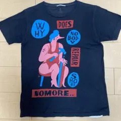 『古着ヴィンテージ＊PUBLIK.JPTシャツ 黒Sサイズ』