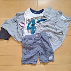 120サイズ Tシャツ3枚とショートパンツセット　新品　中古　セット