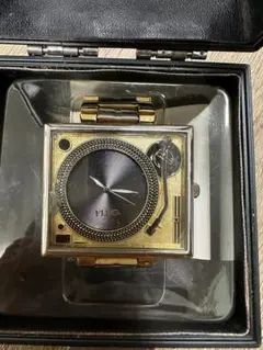 FLUD 腕時計 ゴールド ターンテーブル フラッドウォッチ 時計 スクエア型 m71911039429_1.jpg?1718110516