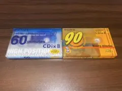 SONY CDix II カセットテープ 60分 90分セット