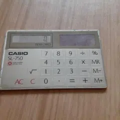 電卓 カシオ CASIO SL-750 レトロ ビンテージ