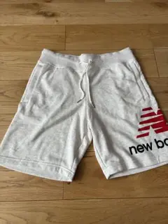 New Balance グレーショートパンツメンズ　L