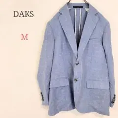 ＊ダックス【M】メンズテーラードジャケット 毛 麻 キュプラ 日本製 リネン