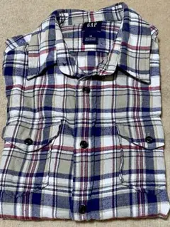 GAP チェック柄ネルシャツ XS