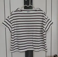 無印良品　新品　ボーダーTシャツ