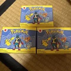 マクドナルド ハッピーセット ポケモン メガルカリオ　ゼニガメ　ピカチュウ