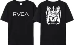 新品未使用　RVCA ロゴ 半袖Tシャツ　Lメンズサイズ黒ブラック