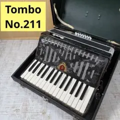 トンポ/TOMBO アコーディオン No.211　30鍵　黒 TOMBO トンボ アコーディオン No.211 30鍵盤 - メルカリ