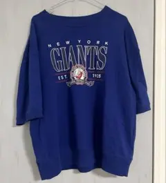 GU メンズＬ　Tシャツ　ブルー