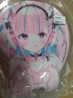 ホロライブ　湊あくあ　おっぱいマウスパッド　まかろん大帝　がおう先生　C100 まかろん大帝（がおう先生）】コミケ100 ”ホロライブ”湊あくあ