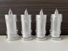 LED キャンドル　4個セット　安全　お祝い　誕生日　アニバーサリー