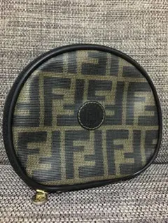 【レア】FENDI フェンディ ズッカ柄 ポーチ 化粧 バッグ old 鞄