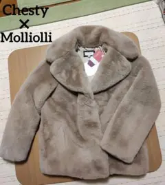Chesty × Molliolli エコファーコート 新品