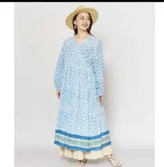 新品タグ付 Amina 【チャイハネ】ブローアカシュクールカーディガンワンピース