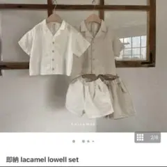 lacamel lowell set 半袖シャツ・ショートパンツセット