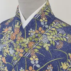 【春】14834r 着物 小紋 花植物文様
